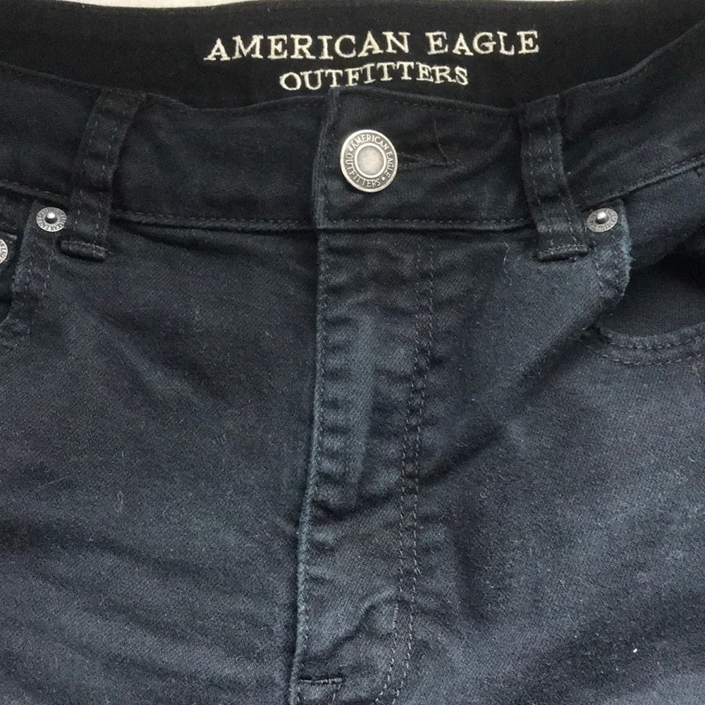 black high waisted shorts